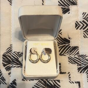 Heart Hoops 10k Gold